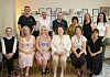 Judges Tom Dowling and Annamarie Delaney are pictured at the organisation’s office with, front row l-r, Liz Kimmins MLA, Minister for Infrastructure NI; Monica Heaney, Founder; judges Tom Dowling and Annamarie Delaney; Tricia O’Neill, Co-founder and Charity Development Officer; Councillor Doire Finn, Deputy Chairperson of NMDDC; and committee members, councillors and guests.