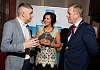 Sean O’Connor STATSports with Emma Marmion, Vice President Chamber of Commerce and The President of the Chamber, Paul Convery.