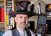 Garry McElherron with the original MourneQuest logo. Photograph: Columba O'Hare/ Newry.ie