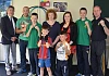 Members of the Bosco Boxing Club in Newry with Minister Ní Chuilín