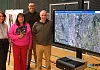 Pictured at the greenway early engagement event are from left: Siobhan McDermott, Julie Pirone and Declan Diamond, Jacobs and Michael O'Kane, DfI