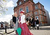 Deputy Chairperson, Newry, Mourne and Down District Council, Oksana McMahon and Liz Kelly from L&M Carriage Driving getting ready for the Great Workhouse Escape at the City of Merchants. 