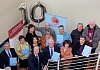 Launching the 2018 Confederation of Community Groups, Shining Light Community Volunteering Awards at Newry Credit Union. &nbsp;Included from left, front: Raymond Jackson, CCG; Sean Hogan, Newry Credit Union; Kathleen McCaul, CCG and Gemma Brolly, &nbsp;CCG.&nbsp; Middle: Hugh Mallon (Award Adjudication Panel); Frances McCarthy, Newry Credit Union (Award Adjudication Panel); Colette Ruddy, Community volunteer (Award Adjudication Panel) ; &nbsp;Cathy McMahon, CCG; Gerry Carey, CCG; Laurence Bradley, CCG and Peter McLoughlin, Graham family representative. Back: Edna Russell, CCG and Paul Watters, UUJ Community Development Student, CCG. 