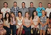 The 2013 Belle Semi Finalists pictured with some of their escorts.