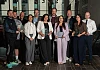 Associate Senior Teacher Michael Fegan and Vice Principal Helen Doherty along with other award winners at St Colman's.