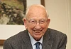 Thomas Kenneth Whitaker (1916 – 2017) at the launch of the Whitaker Institute for Innovation and Societal Change at NUI Galway in 2012.  Courtesy of the Whitaker Institute
