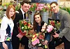 Adele Griffin, Michaela Foundation Volunteer; Martin Rooney M&S, Miss Buttercrane, Deirbhile Craven and John McAreavey, CE of Michaela Foundation.