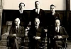 William Cronin (centre of front row), with members of Town Hall staff, including his nephew, Gerald Cronin (back right), who succeeded his uncle as Town Clerk. Newry & Mourne Museum Collection