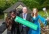 Chairperson of Newry, Mourne & Down District Council, Cllr Charlie Casey is pictured with some of the festival&rsquo;s fairytale characters. 
