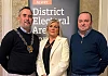 Rosemary Rooney, Davinas Ark with Cllr Philip Campbell, Chairperson, Newry, Mourne and Down District Council and Newry City Cllr Aidan Mathers.