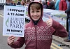 The Albert Basin Park Campaign in April 2017 held a rally outside Newry Town Hall. Photograph: Columba O'Hare/ www.newry.ie