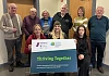 Residents who completed a first aid training course at the Cloughmore Centre in Kilbroney Park, one of the projects being delivered across all Newry, Mourne and Down District Council’s Electoral Areas (DEAs) as part of the Council’s Local Action Plan’s Thriving Together initiative, supported by PEACEPLUS managed by the Special EU Programmes Body (SEUPB). Included are Pat Fee, Conn O’Hare, Fionnuala Rice, Brian Fitzpatrick, Aveen Melling, Sean Magill, Emma Mangel, Anna Mace and Suzanne Farmer.