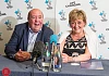 Eithne and Colin Bell at the press reception to announce their lottery win. Photograph: New Ray Pics
