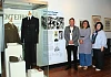 Pictured at the recent launch of the VE Day and VJ Day Exhibit are Joanne Cummins Collections Officer, Newry and Mourne Museum with Newry, Mourne and Down Council Chairperson, Councillor Pete Byrne and Shan McAnena Curator Newry, Mourne Museum. They are standing next to the display of the uniform of PFC James Quinn, a local man from near Kilkeel who served in the Allied advance into Germany after the D-Day landings and a Burton suit (demob suit) belonging to James Murphy also of Kilkeel, who served in North Africa with the Royal Army Ordnance Corps. Photograph: Liz Boyle