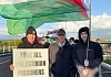 Cllr Declan Murphy pictured at the protest