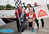 Getting ready for the firmus energy Newry City Triathlon are from left Paddy Duffy, Cllr Naomi Bailie, Chairperson, Newry, Mourne and Down District Council; Angeline Murphy, firmus energy and athletes Dessie McMahon and Noel Pepper. Photograph: Columba O’Hare 