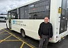 Cllr Aidan Mathers with one of the Trust vehicles