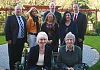 Jerome Burns (DSD), Brian Doran, Chief Executive (SRC), David Vint, Assistant Director of Community & Schools Partnership (SRC),  three of the students who successfully completed the programme, Ann Cooney (Southern Area Hospice) and Eileen Wright, Board of Governors (SRC). 