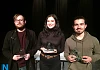 SRC Award winners Conall Coulter, Anna-Louise Dougan and Daragh McSloy