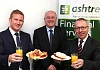 A breakfast seminar hosted by Ashtree Financial Services today has warned SMEs of the risks they face by not focusing heavily enough on business protection and succession planning. At the seminar at Ashtree’s Newry headquarters are (from left) Karl Murphy, Financial Advisor, Ashtree Financial Services, guest speaker Dave Dawson, Corporate Business Development Manager of Bright Grey, and Kevin Curran, Client Services Director of Ashtree Financial Services