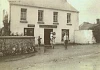 Photograph of the McClean family outside Donaghmore shop and post office at the Fourmile c.1930s. Courtesy of the McClean family