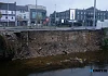 The collapsed bank on the Clanrye River. Photograph: Columba O'Hare/ Newry.ie 