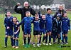 A wet but jubilant Warrenpoint Town FC team who won the Pauline Jennings Memorial Cup. Photograph: Columba O'Hare/ Newry.ie 