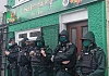 Police at the Saoradh Office in Newry.