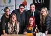 Centred Soul represented by Rosemary Deans,  front right, was the winner of the Social Enterprise NI Pitching Event Newry and Mourne. Runner up was Davina' Ark represented by Ciara Jane Devlin, front left. Also included back from left are: Carol Cox, Social Enterprise Advisor, Newry and Mourne Enterprise Agency; David Arthurs, Business Development Executive, Social Enterprise NI; Phelim Sharvin, NI Assistant Director, UCIT and Amanda Johnston, Operations and Membership Manager, Social Enterprise NI.  The event was sponsored  by UCIT, O'Neill Developments and supported by NMEA. Photograph: Columba O'Hare/ Newry.ie