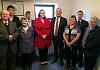 Danny Kennedy, MLA with Minister for Justice Claire Sugden and Newry, Mourne and Down District Council, Cllr David Taylor along with relatives and representatives from FAIR.