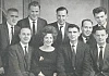 The Clippertones pictured in the late 1950s. Back: Jim Bann, Seamus McParland, Luke Bryne and Seamus Mulligan. Front: Brendan Hughes, Angela O’Reilly, Jim Hughes, Mickey Doran and Joe Dean. Newry and Mourne Museum Collection