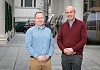Anthony McVeigh, CEO of S&W Wholesale, Newry,  an employee owned business is pictured with Aidan O’ Neill, Board member and Advisor for EOI.