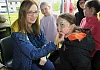 Lauren from Funky Face Painting with Mollie Rose at the opening of the Belleek Party in the Park event organised by Newry, Mourne and Down District Council’s Slieve Gullion District Electoral Area Forum.