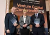 Jonathan Bell, Enterprise, Trade and Investment Minster; Margaret Hearty, Director of Programmes and Business Services at InterTradeIreland and  Brian Conlon, CEO of First Derivatives pictured at the Conference.