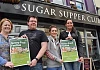 Neil Bradley, Sugar Supper Club with Foundation Degree Hospitality & Tourism / Travel & Tourism Management students – Aoidin O’Connor, Katie Tumelty and Vita Paulauskaite. 
