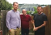 Conor McCartan, The Housing Executive with Anthony Coyle and Stephen Murney, Derrybeg Community Association.