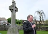Dr Michael Barr, Moderator of the Presbyterian Church in Ireland at the Paupers Graveyard at an event in May. Photograph: Columba O'Hare
