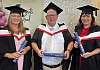 Newry, Mourne and Down District Council staff (from left) Wilma Warburton, Michael McCreesh and Margaret Rodgers who have been awarded ILM Level 5 certificates in Leadership and Management.  