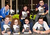 Getting ready for the YAFTA’s are Newry and Mourne Youth Council PR team Back L-R Turlough O'Brien, Conor McCabe and Jack Fearon. Front L-R Kevin McKenna, Deirbhile Larkin, Hannah Fitzpatrick and James Treanor