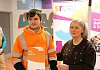Declan Fleming from St Josephs Boys High School who won the Motor Vehicle category of the 2026 SRC Schools Partnership Intercampus competition.  Declan is pictured alongside SRC Director of Curriculum Libby Shackels. 