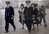 Bernard Murphy (left) and Terry O’Hanlon pictured leaving Buckingham Palace after receiving e their DSE and MBE awards for their service in the Dunkirk rescue. Newry and Mourne Museum Collection