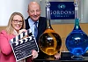 Grainne Mulgrew, Public Relations and Events Officer, Southern Area Hospice with Robert Gordon, Managing Director, Gordons Chemists launching the TV Advert.