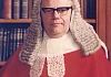 The Right Honorable Turlough O’Donnell Q.C. pictured c.1971 wearing his ceremonial robes as a High Court Judge. Newry and Mourne Museum Collection