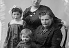 Florence Mendel (standing), Lill’s grandmother, pictured with her mother, Rhoda Yetta Freeman, and her two youngest siblings, Esther and Harry Isidor, in Trondheim c.1920. Esther and Harry were deported from Norway on November 26th 1942 and died in the gas chambers at Auschwitz on 1st December. Courtesy of Lill Fanny Saether