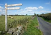 Finnis Souterrain sign near Dromara.