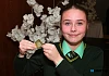Newry Feis - Ruby Feely from Sacred Heart Grammar School the winner in Class 10 Boys and Girls over 12 and under 13 Test Piece: "How Was School?" by Lindsay Mac Rae. Ruby went on to win the Felix O’Hagan Perpetual Challenge Cup and The Secondary School Cup. Photograph: Columba O'Hare/ Newry.ie