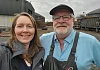 Ailbhe McCusker, Community Champion at Share Energy and Brian Lockhart, Chair of the Newry Agricultural Show.