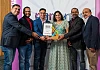 Members of Newry Indian Arts Club receive their award.