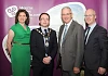 Dr Siobhan Power, Geologist, Geotourism Project, Cllr Dáire Hughes,  Danny Kennedy, Minister for Regional Development, East Border Region Chairman Cllr Alan McDowell and Geotourism Manager John Devaney.