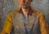The third (unfinished) portrait of David Clarke, painted by his mother around 1940. Newry and Mourne Museum Collection